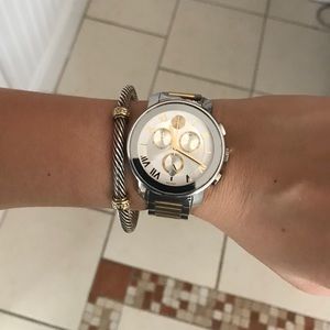 Movado Bold Two-tone Chronograph Watch